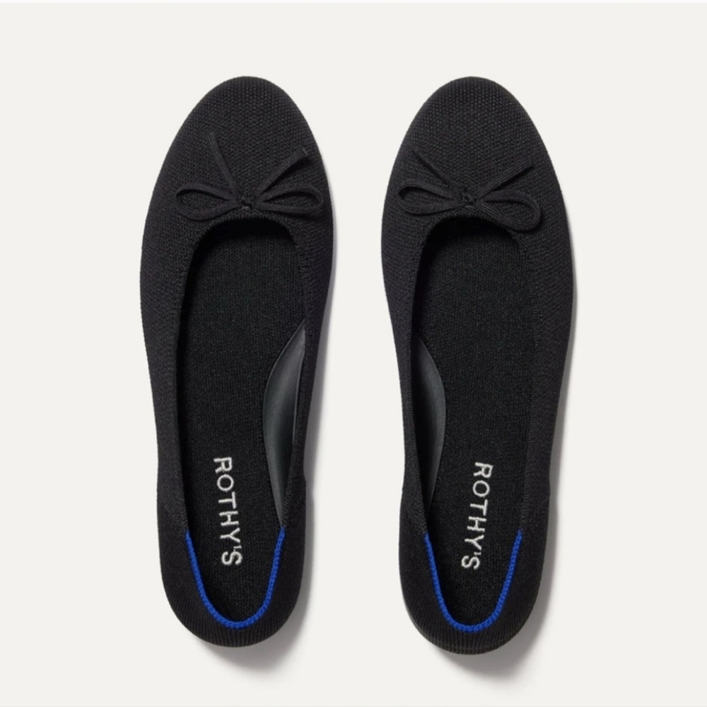 Rothy's Women's Black Ballet Flats Size 9